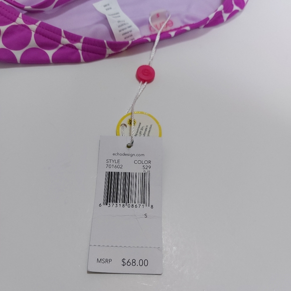 Echo Purple Polka Dot Bikini Bottoms - Picture 10 of 11